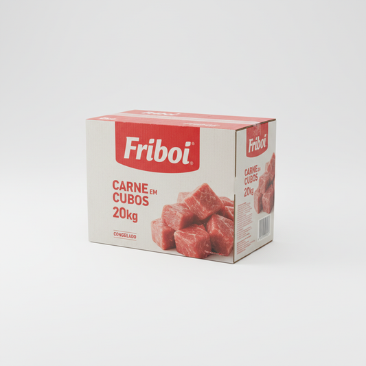 Carne Cubos 20kg – Friboi