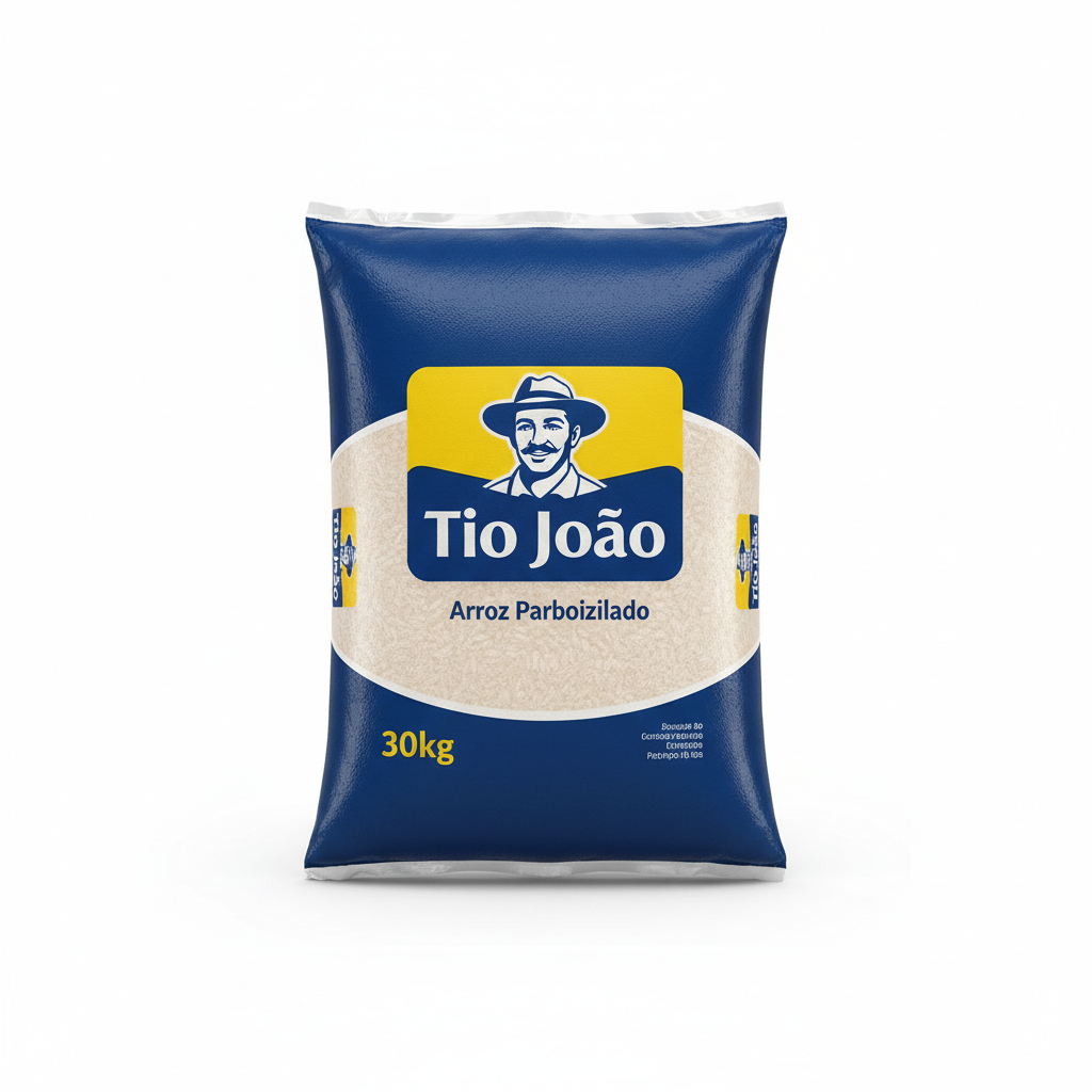 Arroz Parboilizado 30kg – Tio João